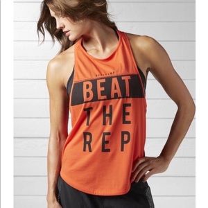 Reebok Les Mills beat the rep tank size XS